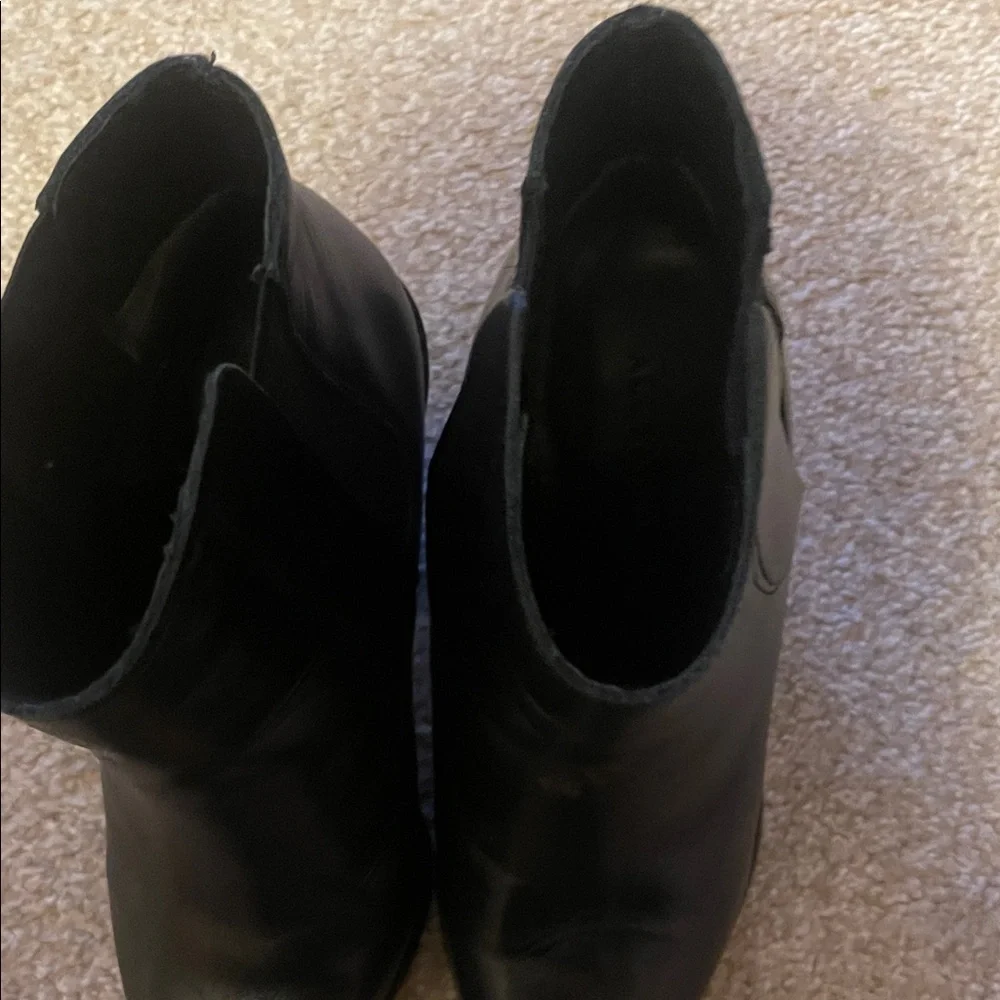 All Saints Sleek Black Ankle Boots